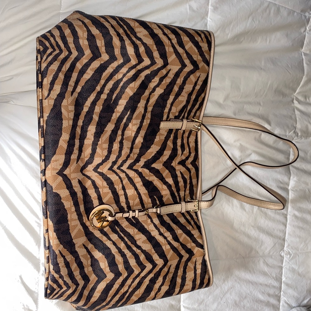 Zebra print Michael Kors bag